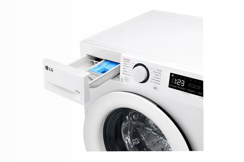 LG D4R3009NSWW Lavasciuga 9/6kg A-10%/D con vapore