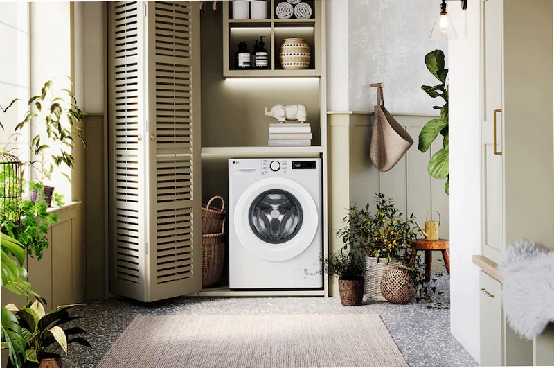LG D4R3009NSWW Lavasciuga 9/6kg A-10%/D con vapore