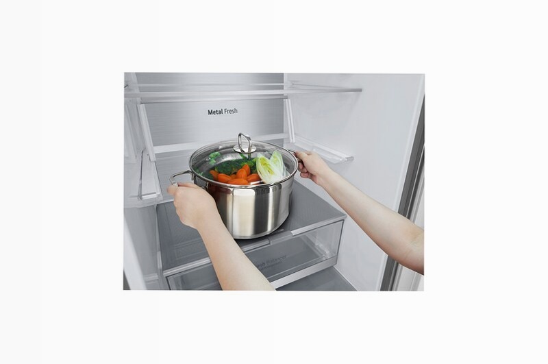 Frigorifero combinato | Classe B, 384L | Wi-Fi, Wine Rack, Fresh Balancer & Converter, Centum System garantito 20 anni | Inox B 384lt