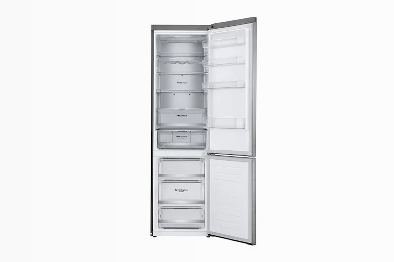 Frigorifero combinato | Classe B, 384L | Wi-Fi, Wine Rack, Fresh Balancer & Converter, Centum System garantito 20 anni | Inox B 384lt