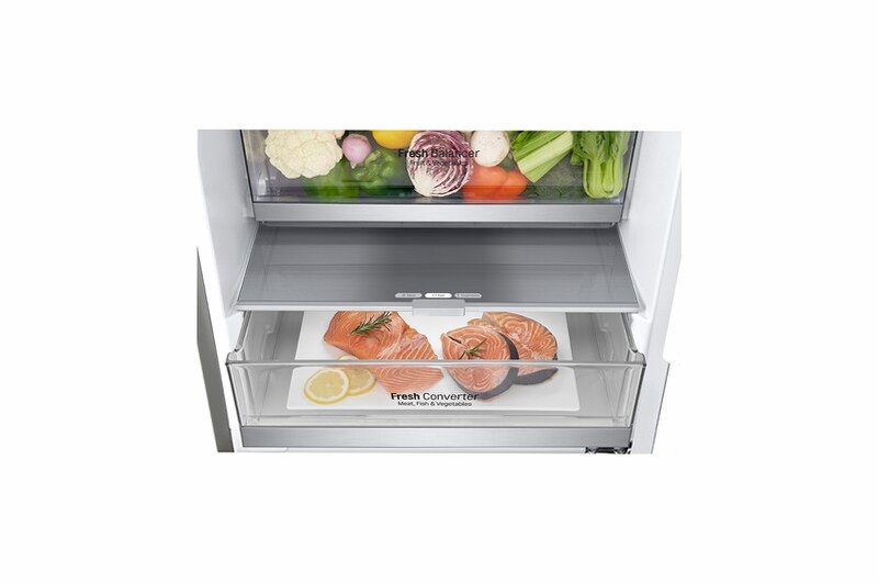 Frigorifero combinato | Classe B, 384L | Wi-Fi, Wine Rack, Fresh Balancer & Converter, Centum System garantito 20 anni | Inox B 384lt