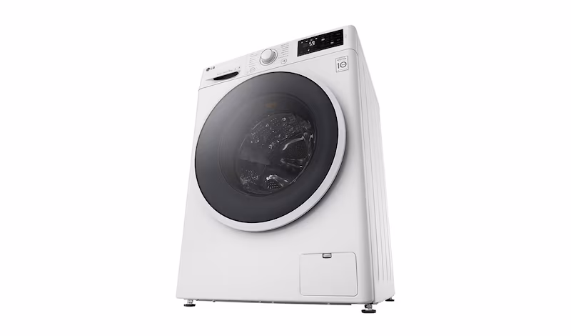LG Lavatrice TurboWash™ 9 Kg Oblò Silver - FH4U2VDN1 1400rpm 9kg Argento