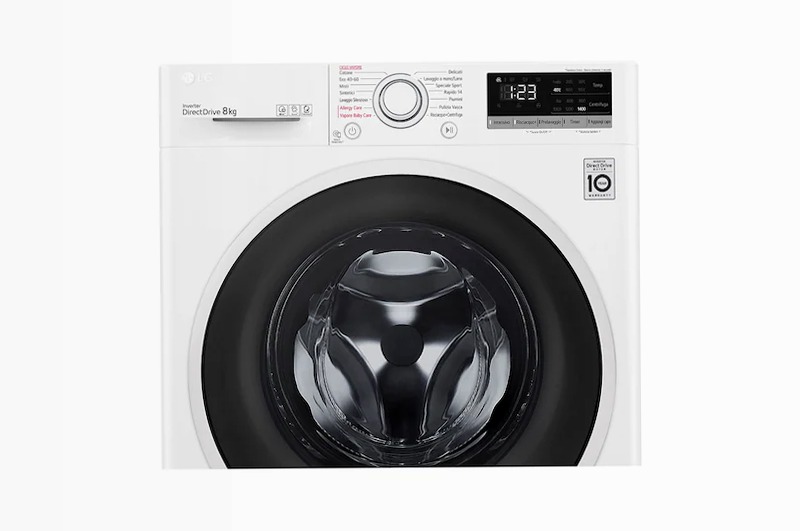 Lavatrice AI DD™ 8kg - Serie V3 1400rpm Bianco
