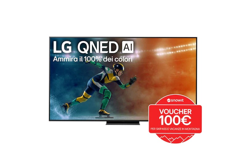 TV 65 pollici LG QNED86 MiniLED 4K Smart TV Beige 65" HD LED