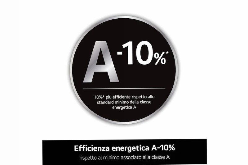 Lavatrice Slim 8kg AI DD™ - Classe A-10% | LG Italia 1200rpm Bianco