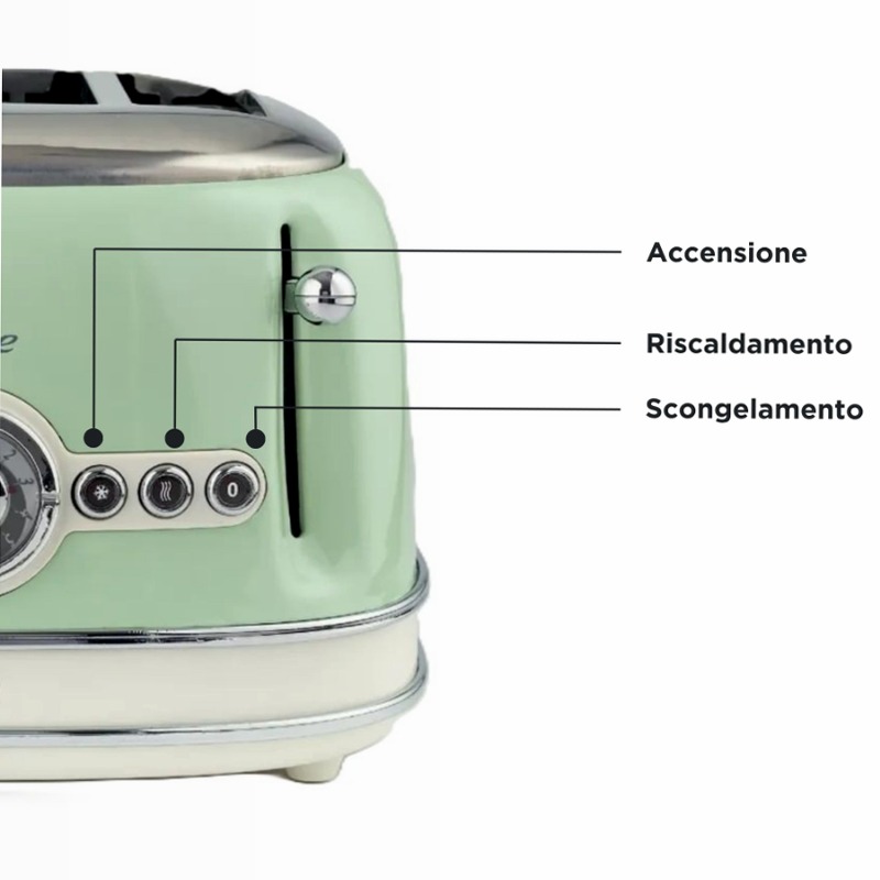 Tostapane Vintage Ariete 156 Verde