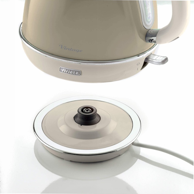 Bollitore Elettrico 1,7 Litri | Vintage | Ariete 2869 Beige