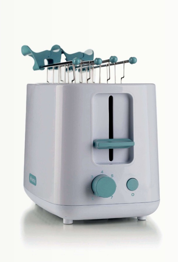 Tostapane Breakfast Ariete 157 White & Aegean Teal 13