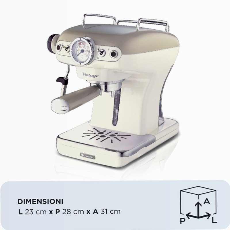 Macchina per caffè espresso Ariete 1389 Beige 0.9lt