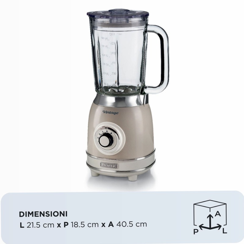 Frullatore Elettrico Vintage Ariete 583 Beige