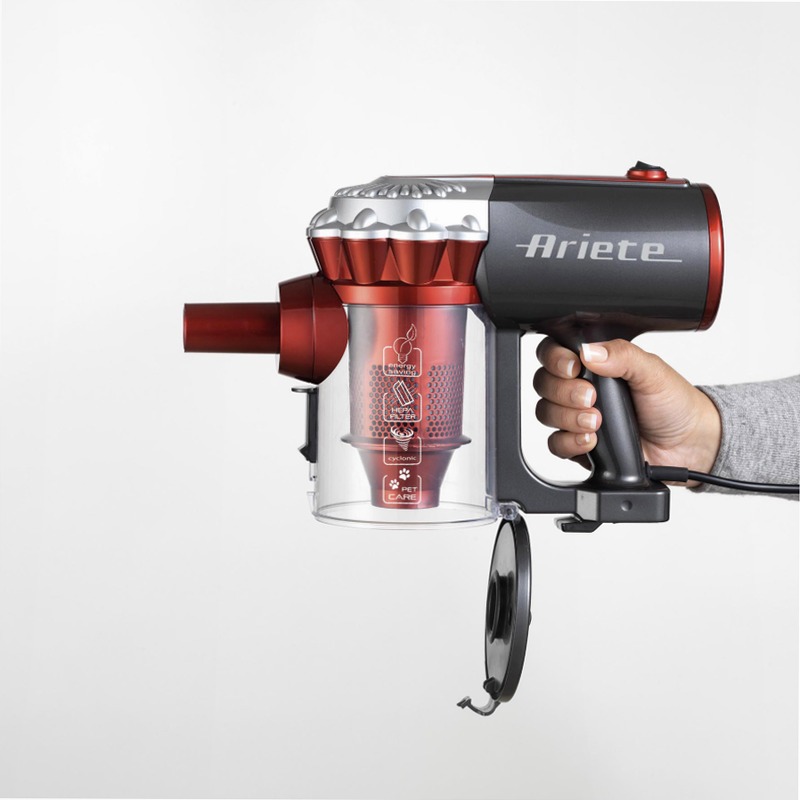 Scopa elettrica e aspirabriciole Handy Force Ariete 2761 Rosso
