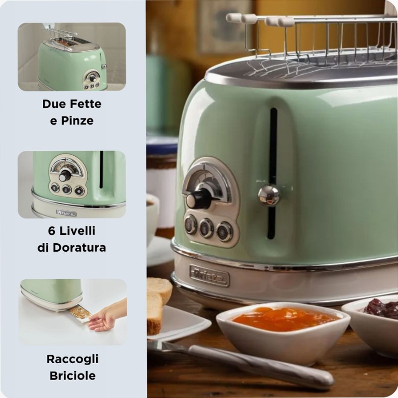 Tostapane Vintage Ariete Verde