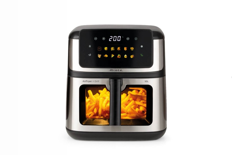Friggitrice ad aria 10L Ariete 4642 Metal Titanio 10lt