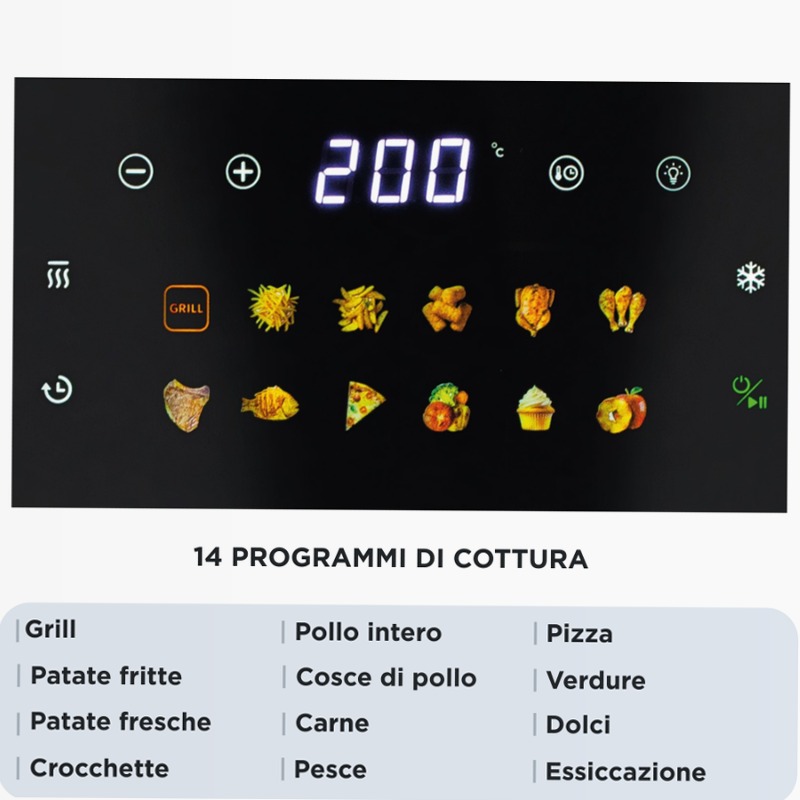 Friggitrice ad aria 10L Ariete 4642 Black 10lt