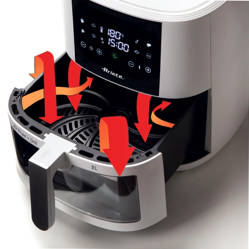 Friggitrice ad Aria 9L Ariete Bianco 9lt