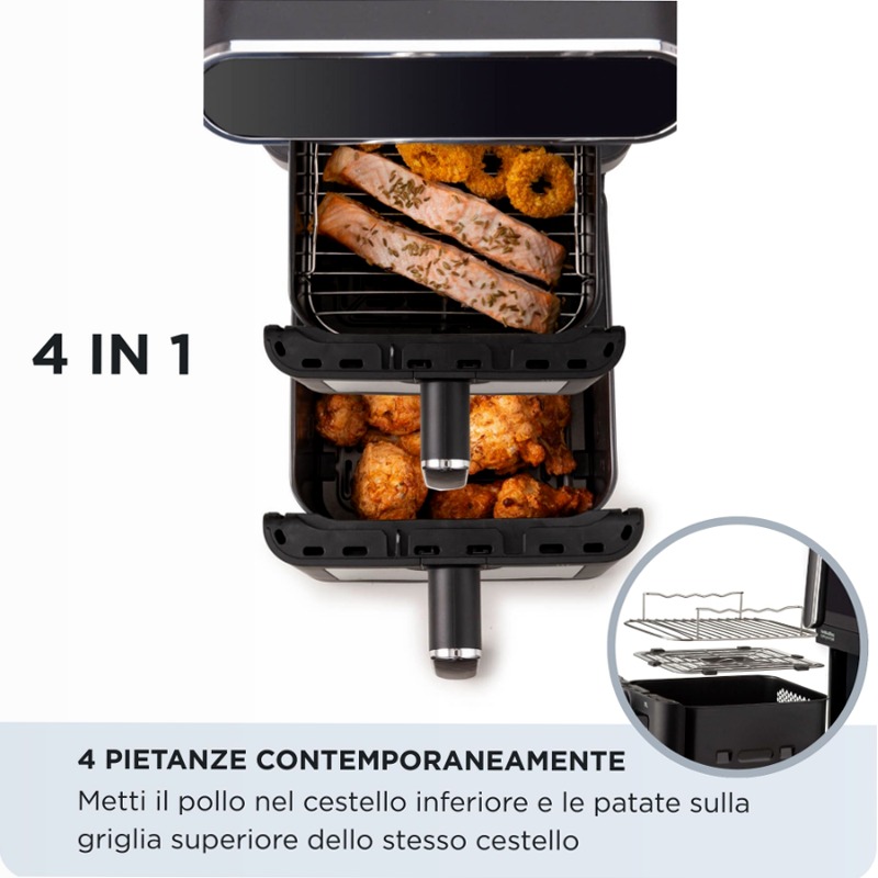 Friggitrice ad Aria Duo Vertical Ariete 11lt