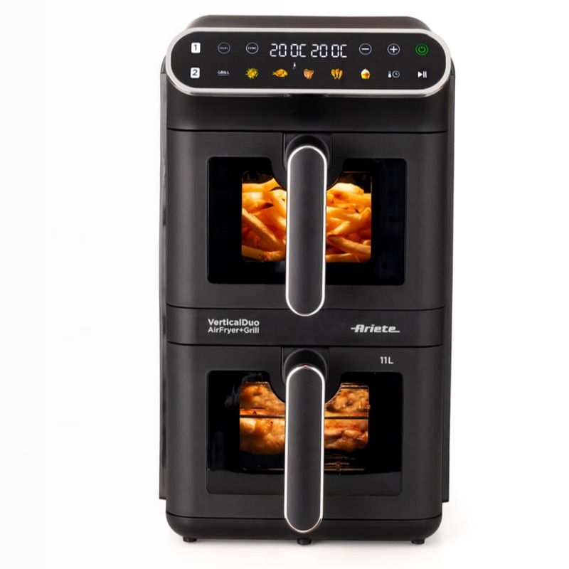 Friggitrice ad Aria Duo Vertical Ariete 11lt