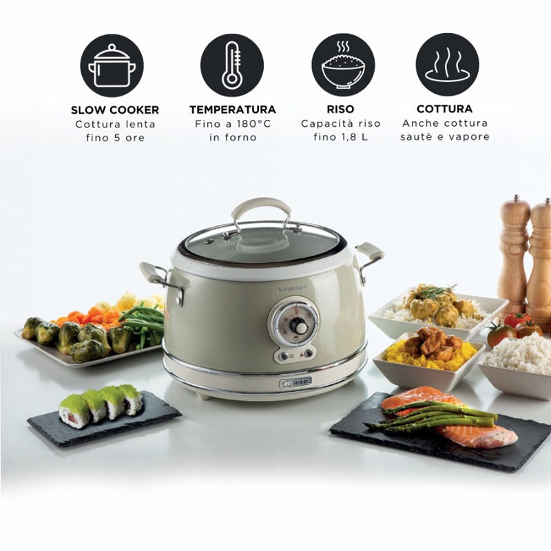Cuociriso Elettrico | Rice Cooker & Slow Cooker