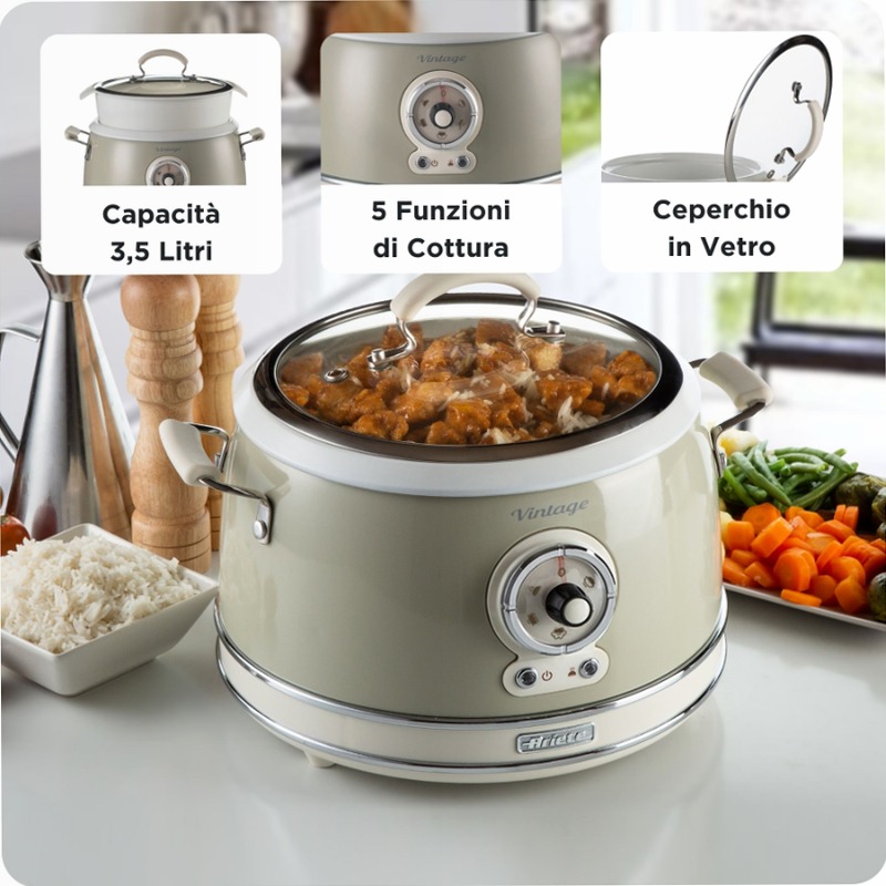 Cuociriso Elettrico | Rice Cooker & Slow Cooker