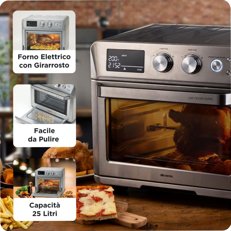 Forno e Friggitrice ad Aria 25L 25lt