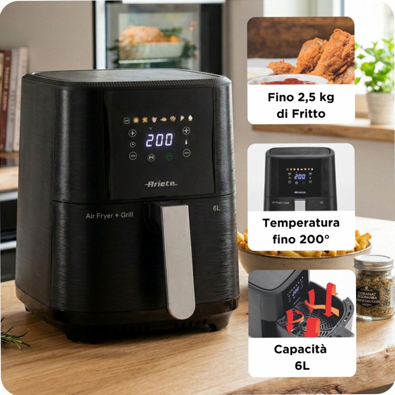 Friggitrice ad Aria 6L Ariete