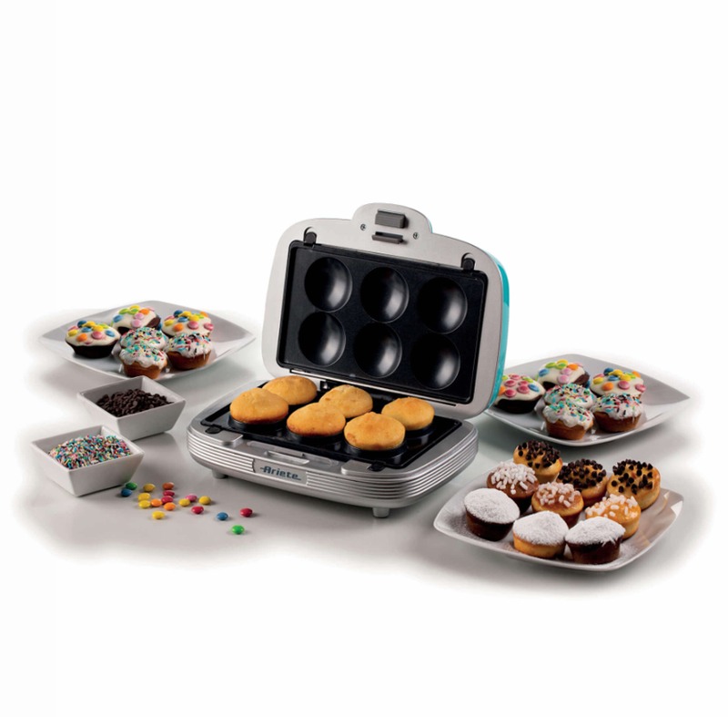 Piastra per Muffin, Sandwiches e Donuts Rossa | Party Time|Ariete 1972