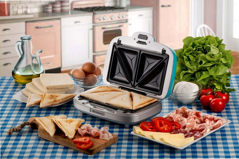 Piastra per Muffin, Sandwiches e Donuts Rossa | Party Time|Ariete 1972