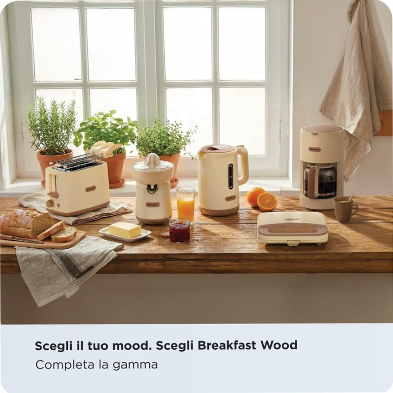 Tostiera per grigliare Breakfast Wood | Ariete 1971