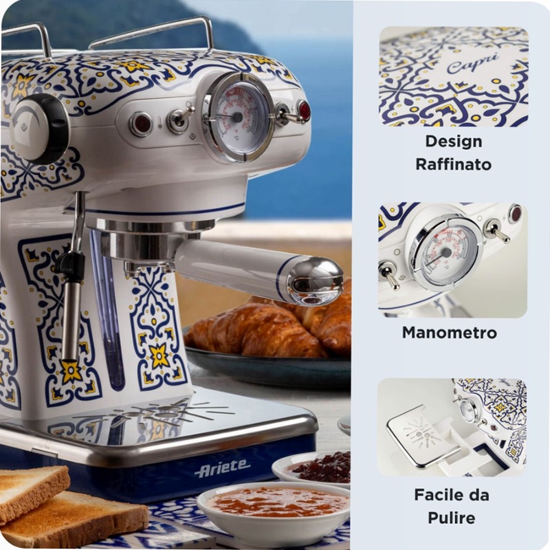 Macchina per caffè espresso Capri Ariete 1389 0.9lt