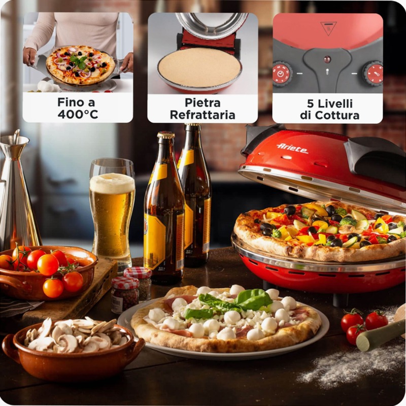 Forno Pizza 4 Minuti Ariete 909