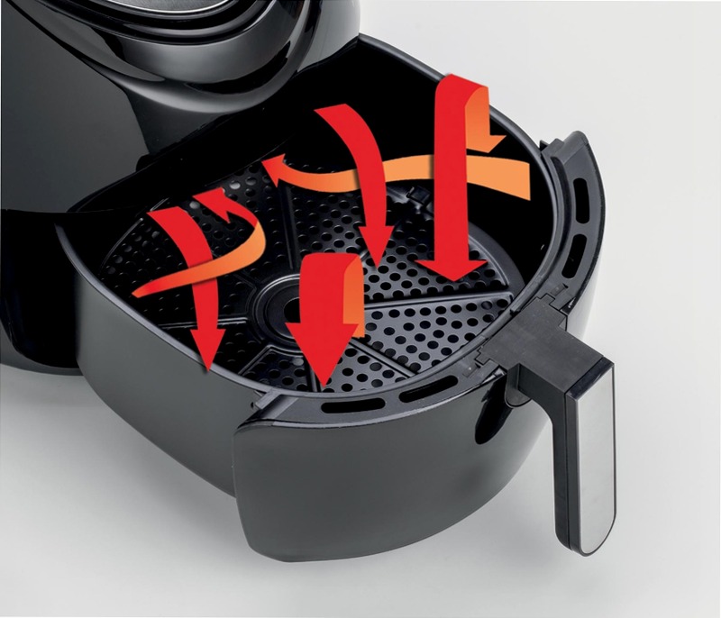 Friggitrice ad aria 7 Litri Ariete 4618 Nero 7lt