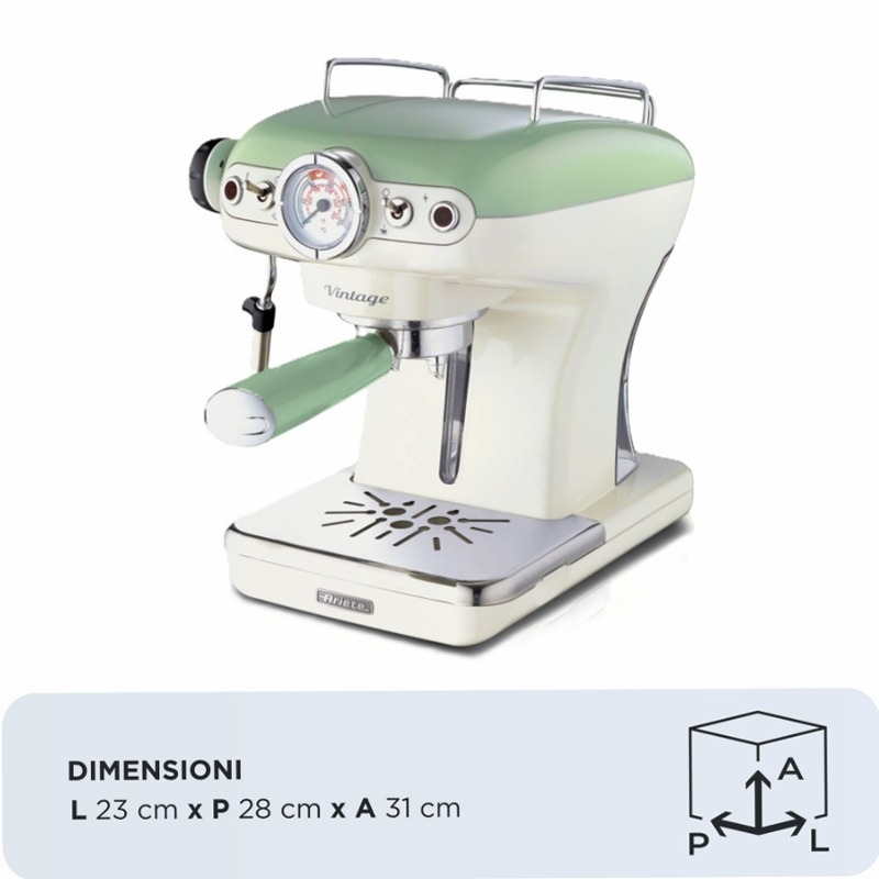 Macchina per caffè espresso Ariete 1389 Verde 0.9lt