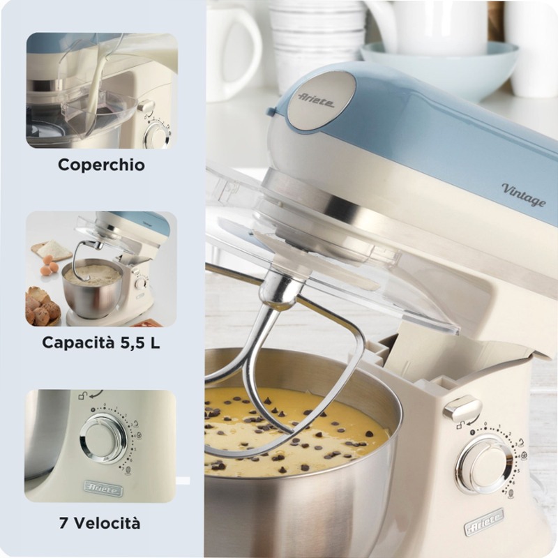 Planetaria Impastatrice Vintage Ariete 1588 Celeste