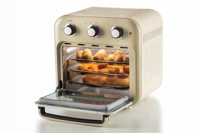 Friggitrice ad aria + Forno Vintage Ariete 4632 Beige 16lt