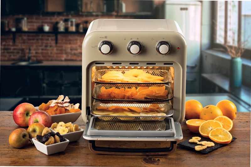 Friggitrice ad aria + Forno Vintage Ariete 4632 Beige 16lt