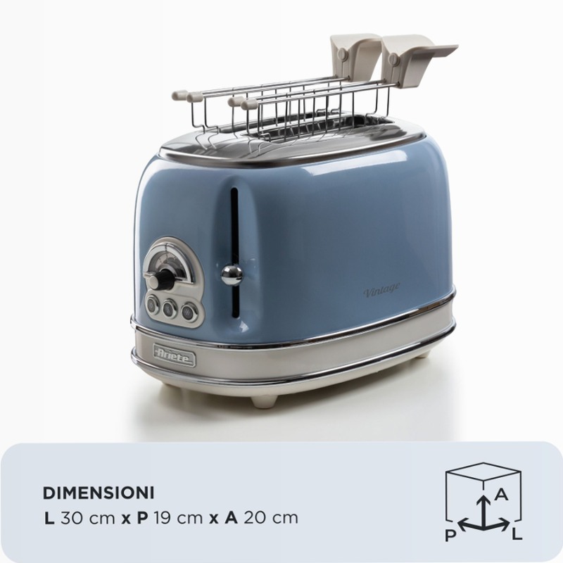 Tostapane Vintage Ariete 155 Celeste