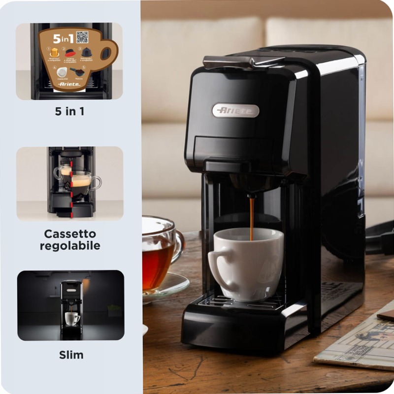 Macchina per caffè espresso Ariete 1304 Nero 0.7lt 19bar