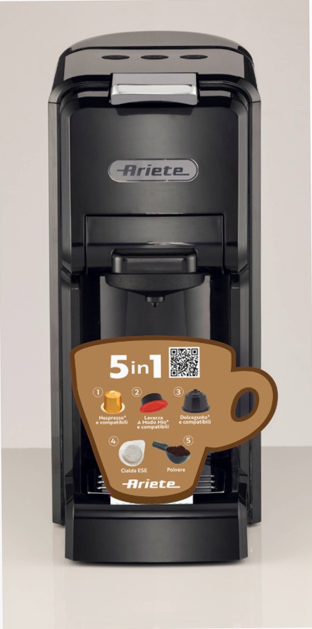Macchina per caffè espresso Ariete 1304 Nero 0.7lt 19bar