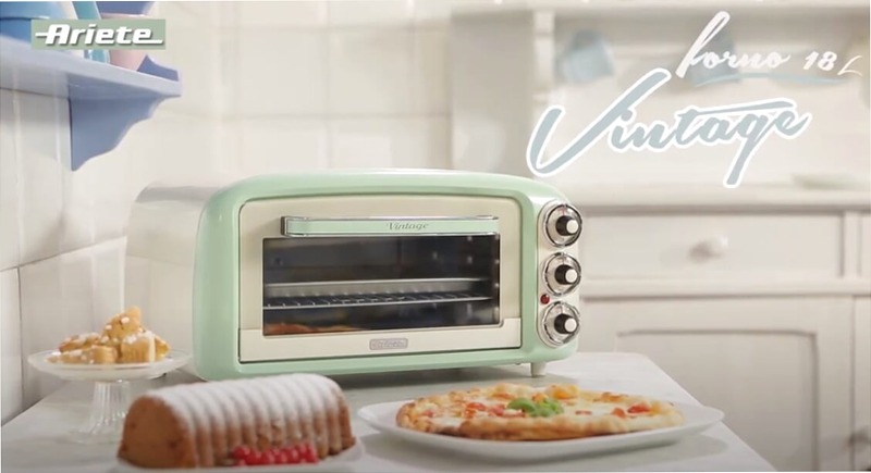 Forno Elettrico 18 Litri Ariete 979 Verde Blu