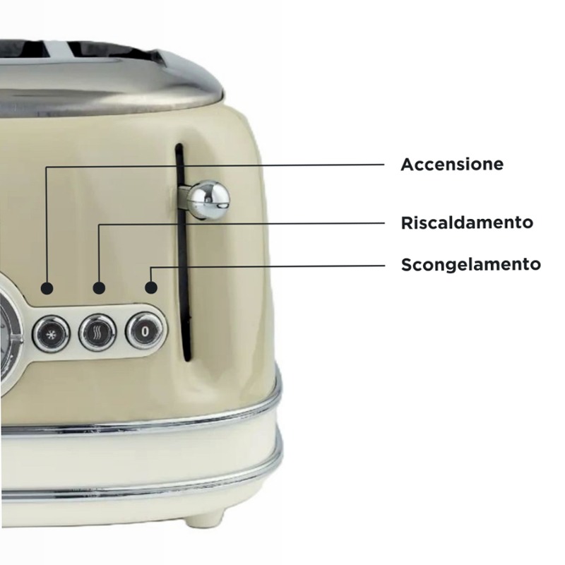 Tostapane Vintage Ariete 156 Beige