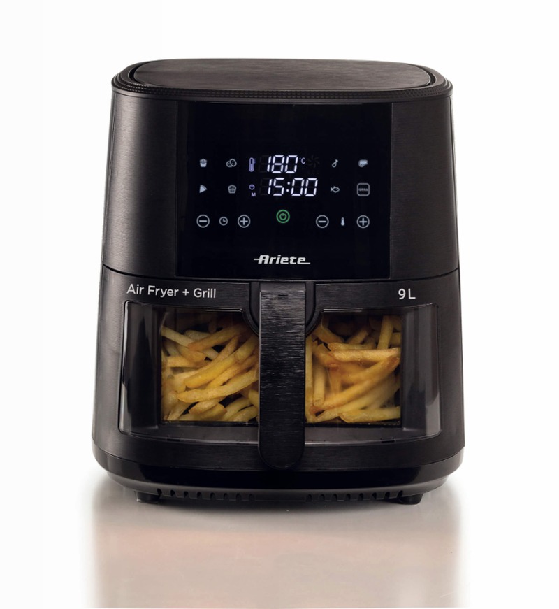 Friggitrice ad Aria 9L | 4630 Ariete Nero 9lt