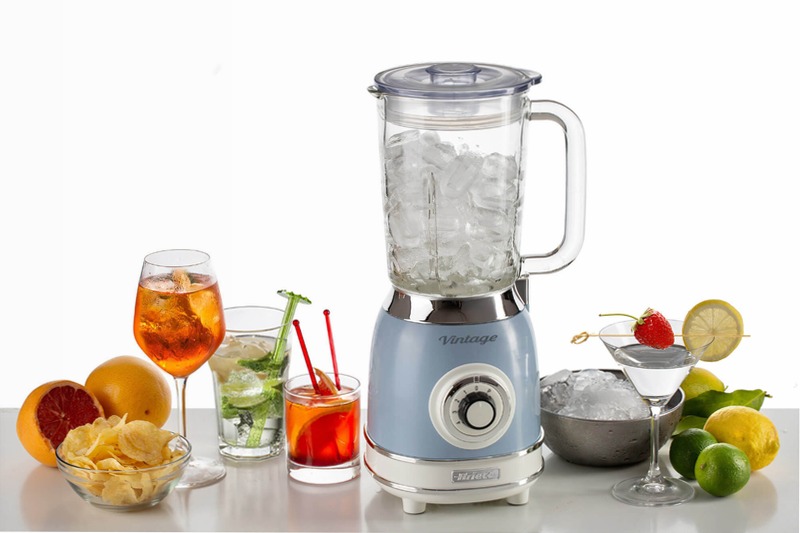 Frullatore Elettrico Vintage Ariete 583 Celeste Blu