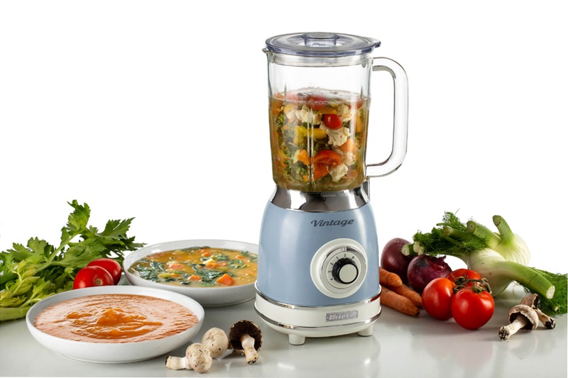 Frullatore Elettrico Vintage Ariete 583 Celeste Blu