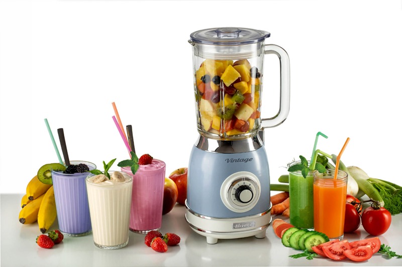 Frullatore Elettrico Vintage Ariete 583 Celeste Blu