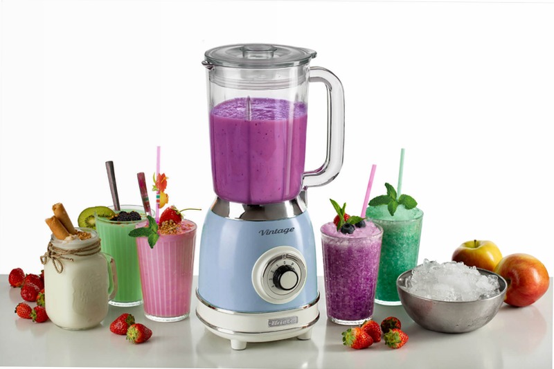 Frullatore Elettrico Vintage Ariete 583 Celeste Blu