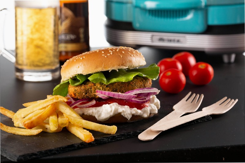 Hamburger Maker Party Time Ariete 205 Celeste