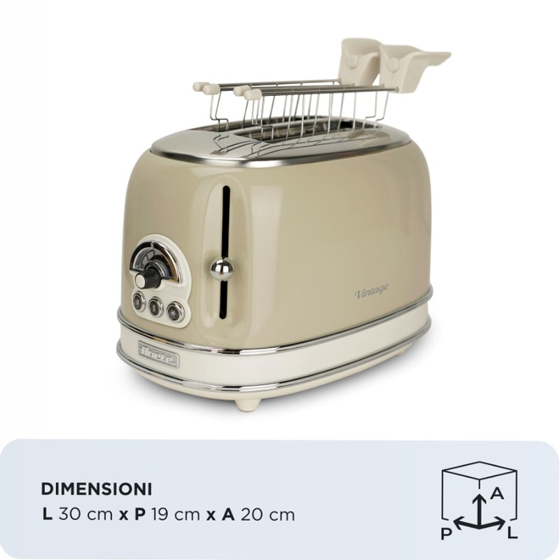 Tostapane Vintage Ariete 155 Beige