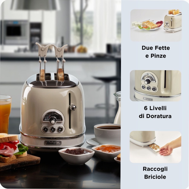 Tostapane Vintage Ariete 155 Beige