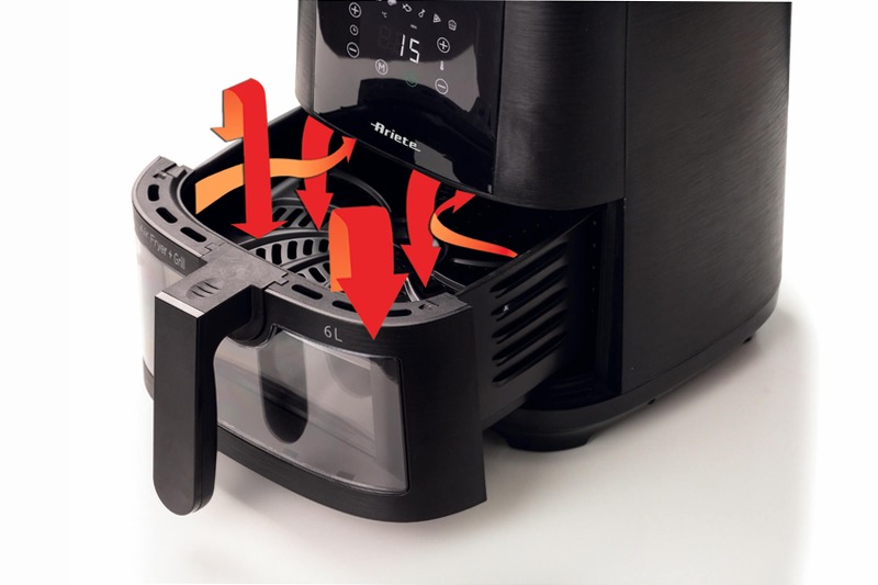 Friggitrice ad Aria 6 Litri Ariete 4626 Nero 6lt