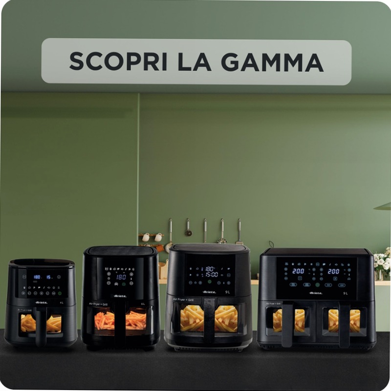 Friggitrice ad Aria 6 Litri Ariete 4626 Nero 6lt